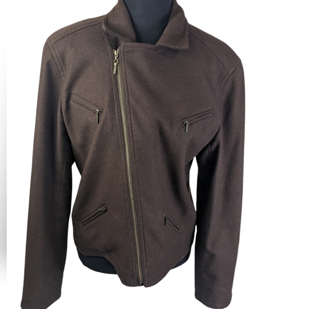 Lauren Ralph Lauren Vintage wool blend moto career jacket fully lined size S